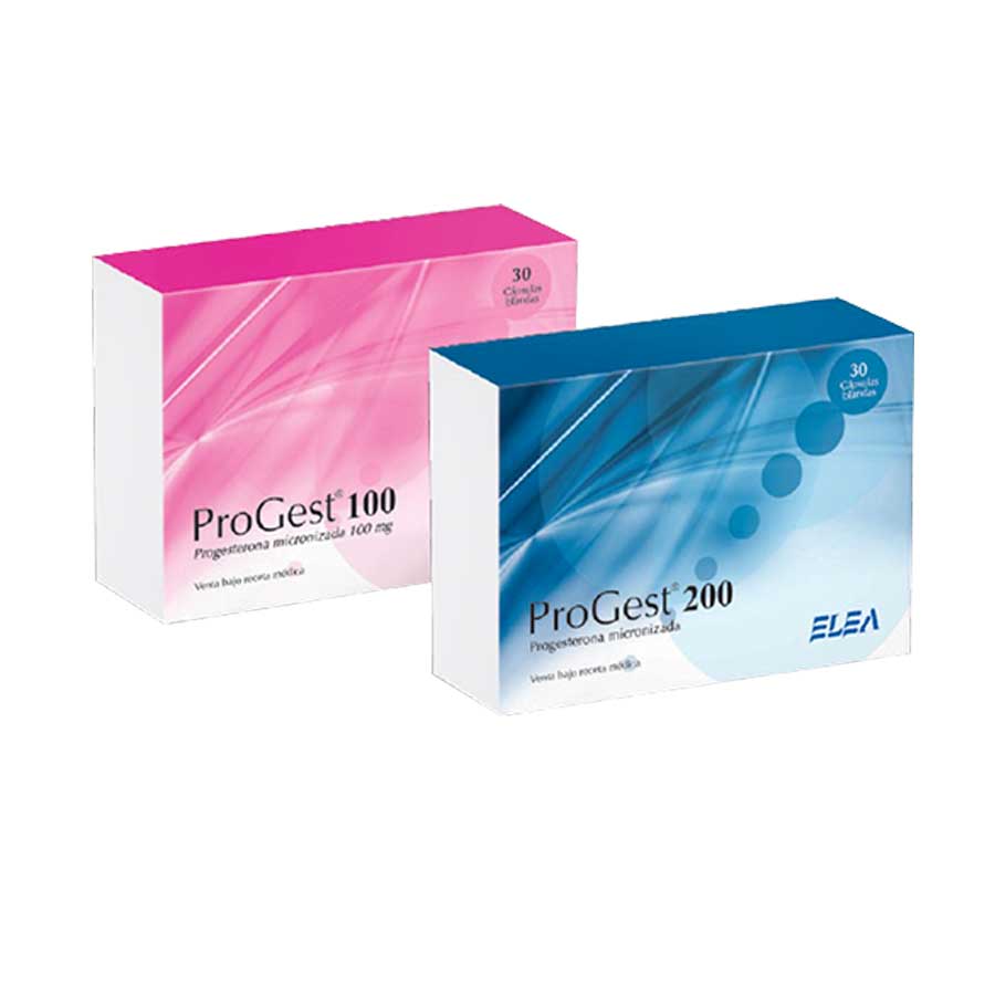 Imagen de Progest 100mg berkanafarma cápsulas blandas