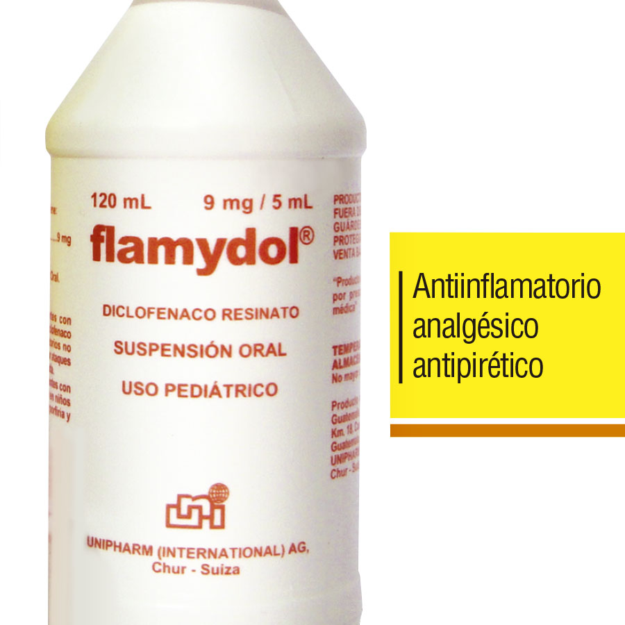 Imagen de Flamydol 9mg/5ml Leterago Unipharm Suspensión