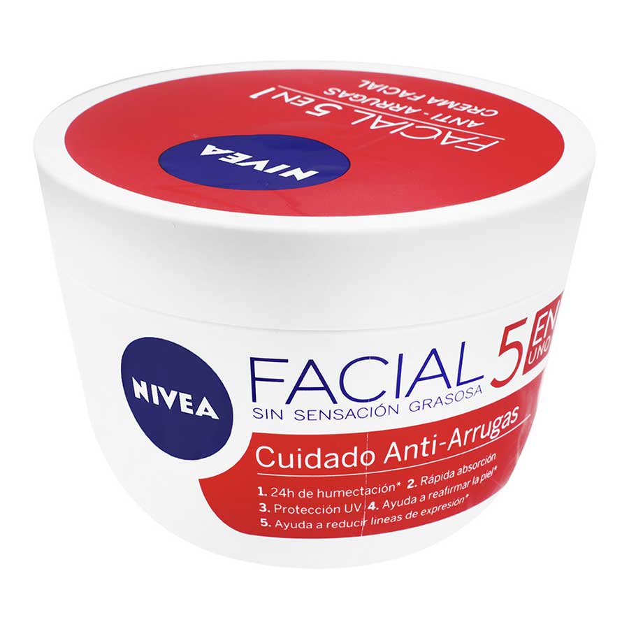 Imagen de Crema antiarrugas nivea cuidado anti-arrugas 100 ml
