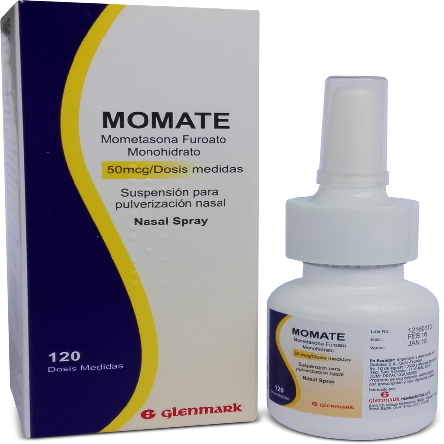 Imagen de Momate 50mcg Leterago Glenmark Spray