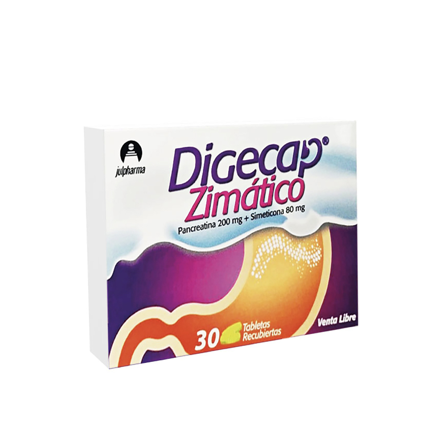 Imagen de  Antiácido DIGECAP 280 mg x 80 mg Tabletas Recubiertas x 30