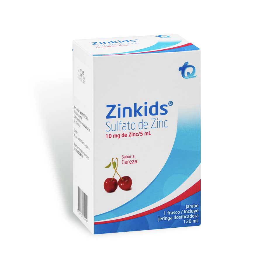 Imagen de Zinkids 200 mg jarabe 120 ml