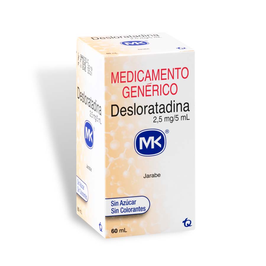 Imagen de Desloratadina 2.5mg/5ml tecnoquimicas - genericos jarabe