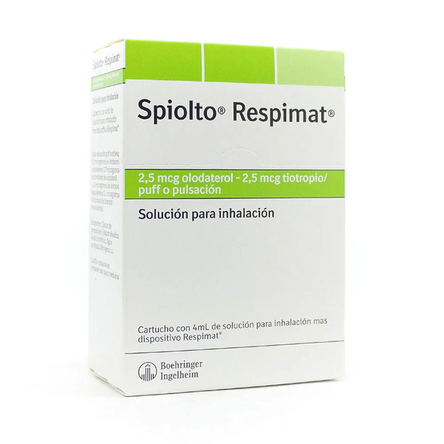 Imagen de  SPIOLTO RESPIMAT 0,0025 mg x 0,0025 mg BOEHRINGER INGELHEIM  Respimat Solución para Inhalar