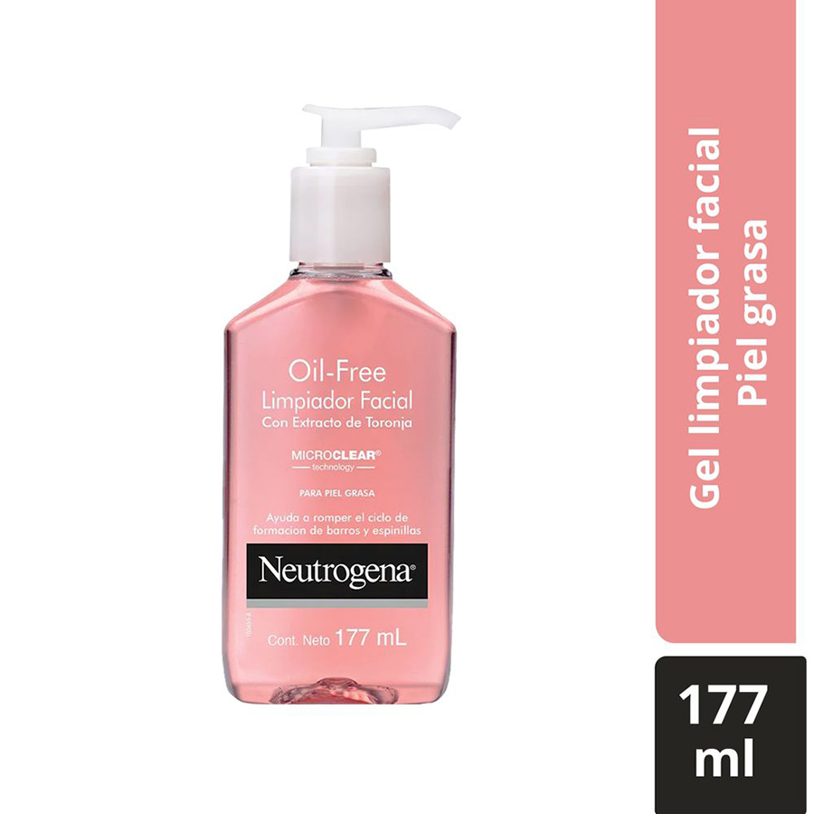 Imagen de Gel limpiador facial neutrogena pink grapefruit 177 ml