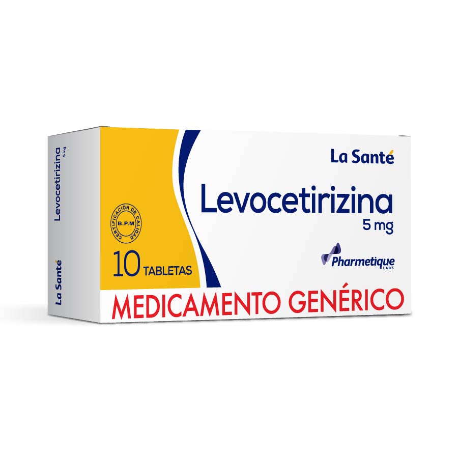 Imagen de  LEVOCETIRIZINA 5 mg x 10 Tableta