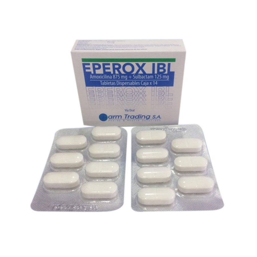 Imagen de  EPEROX 875 mg x 125 mg FARMTRADING x 14 Tableta
