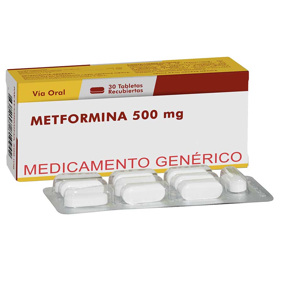 Imagen de Metformina 500mg labovida tableta recubierta