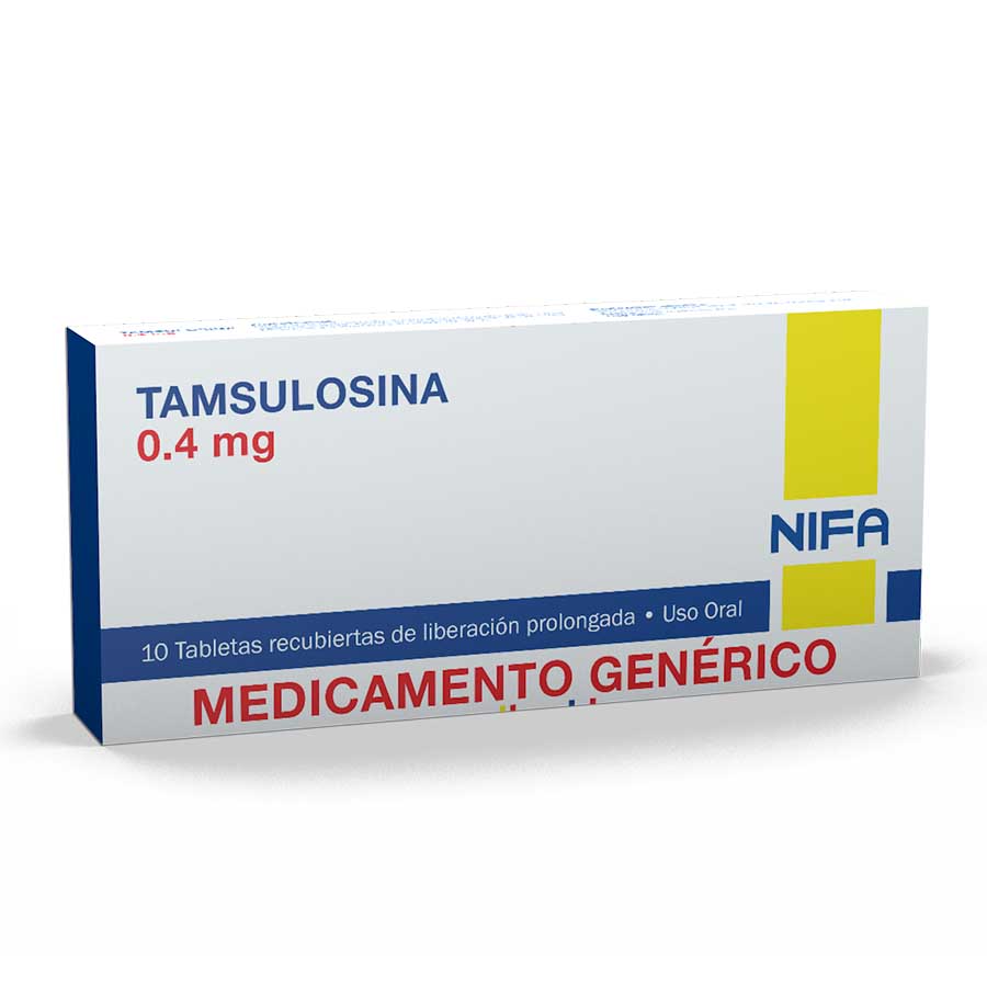 Imagen de Tamsulosina 0.4mg garcos - nifa genericos tableta recubierta