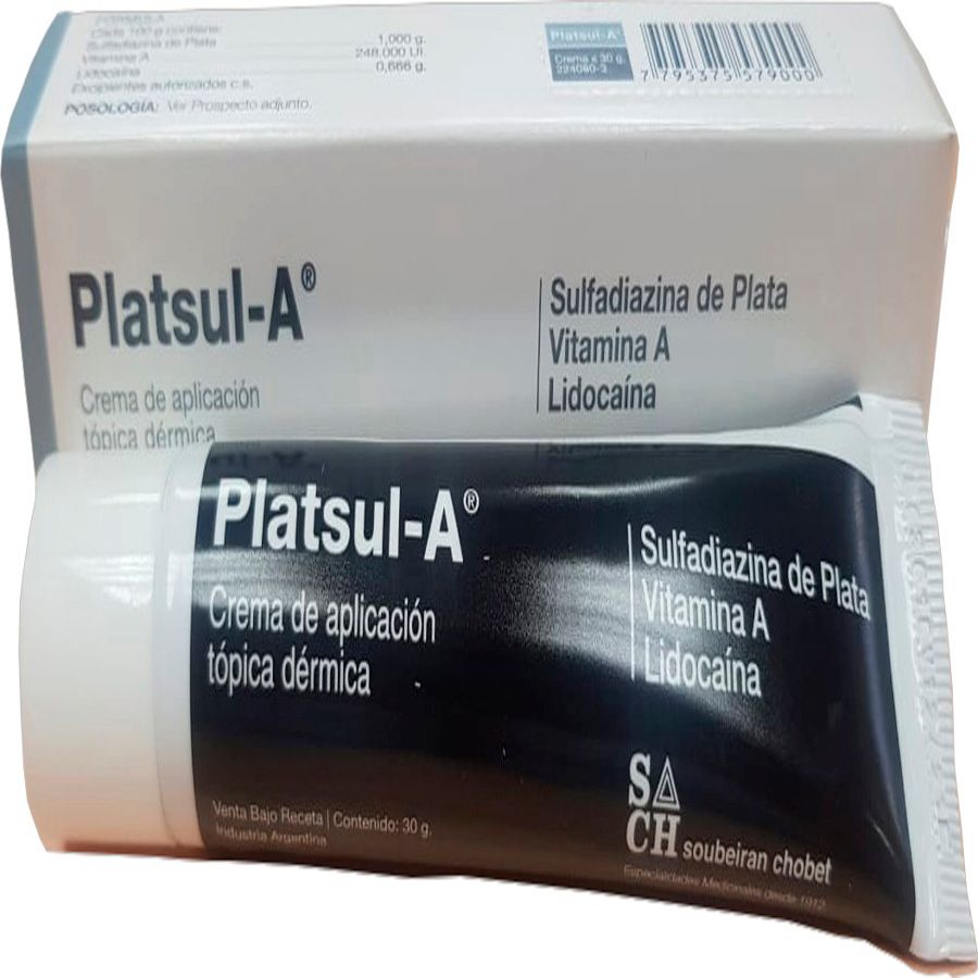 Imagen de  PLATSUL-A 1 g x 0.666g x 248.000 UI HOSPIMEDIKKA en Crema