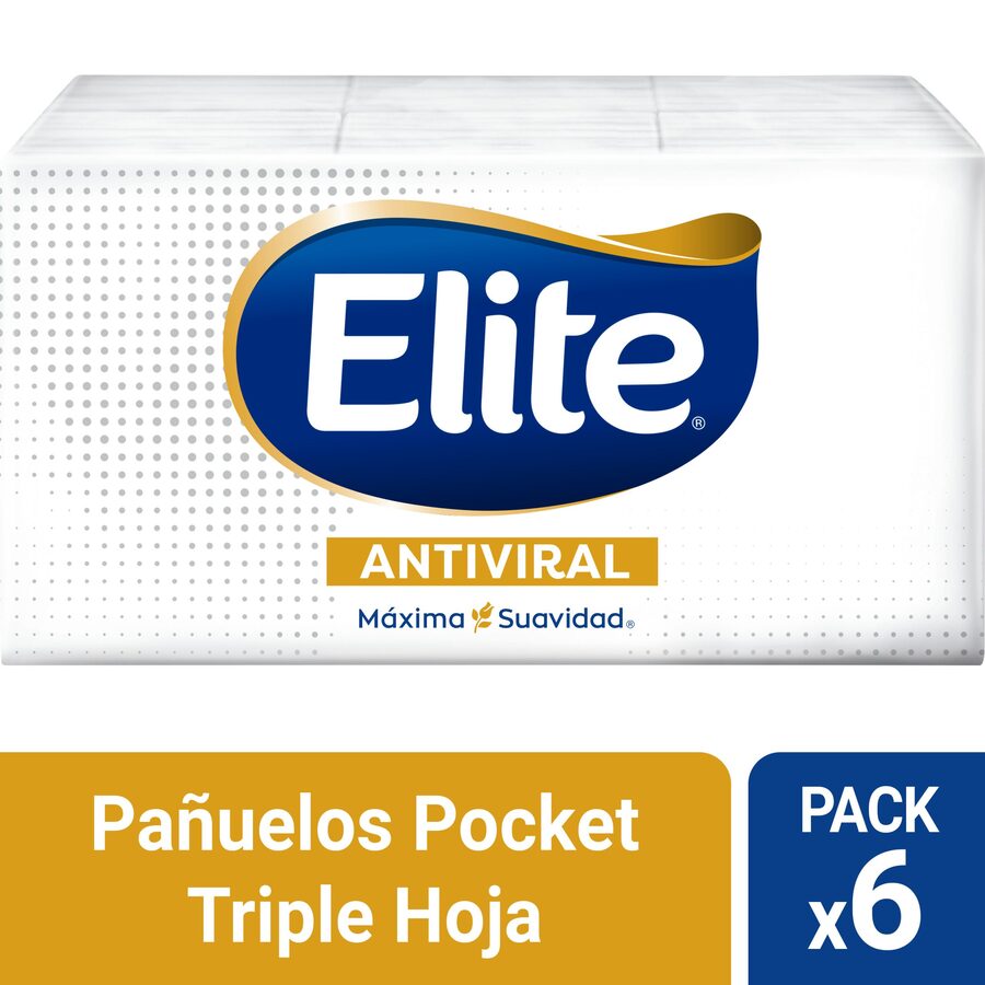 Imagen de Elite antiviral triple hoja 6 u