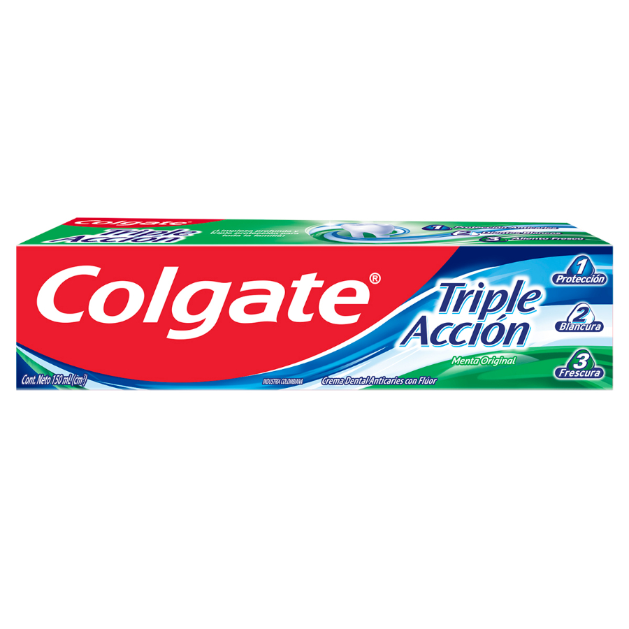 Imagen de Crema dental colgate triple acción 150 ml