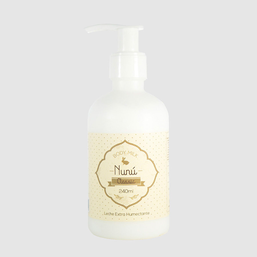 Imagen de Crema hidratante nunu body milk classic 240 ml