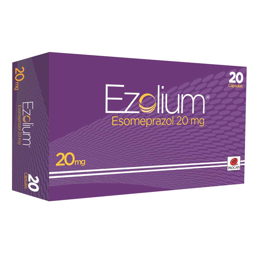 Imagen para  EZOLIUM 20 mg RODDOME x 20 Cápsulas                                                                                            de Pharmacys