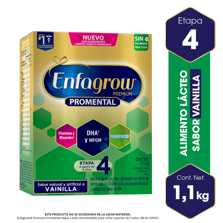 Imagen de Formula de crecimiento enfagrow premium- etapa 4 caja de 1100g