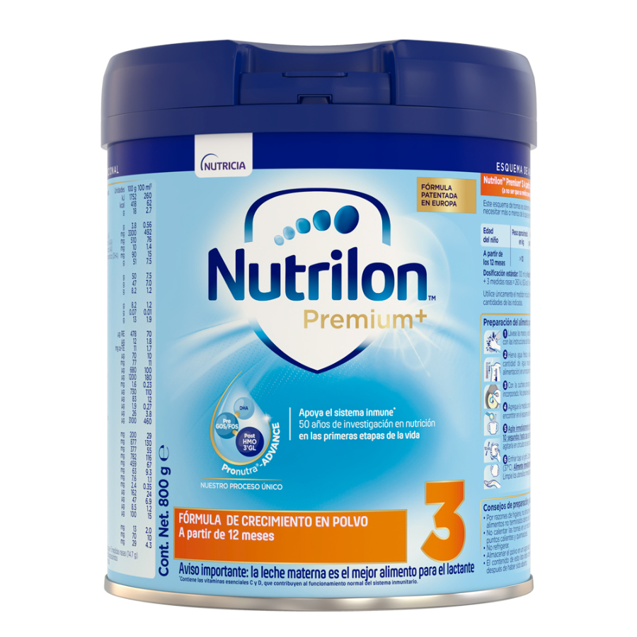 Imagen de Fórmula infantil nutrilon premium 3 800 g