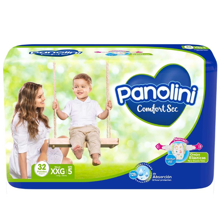 Imagen de Pañal Panolini Comfort Sec Xx-large 32 Unidades