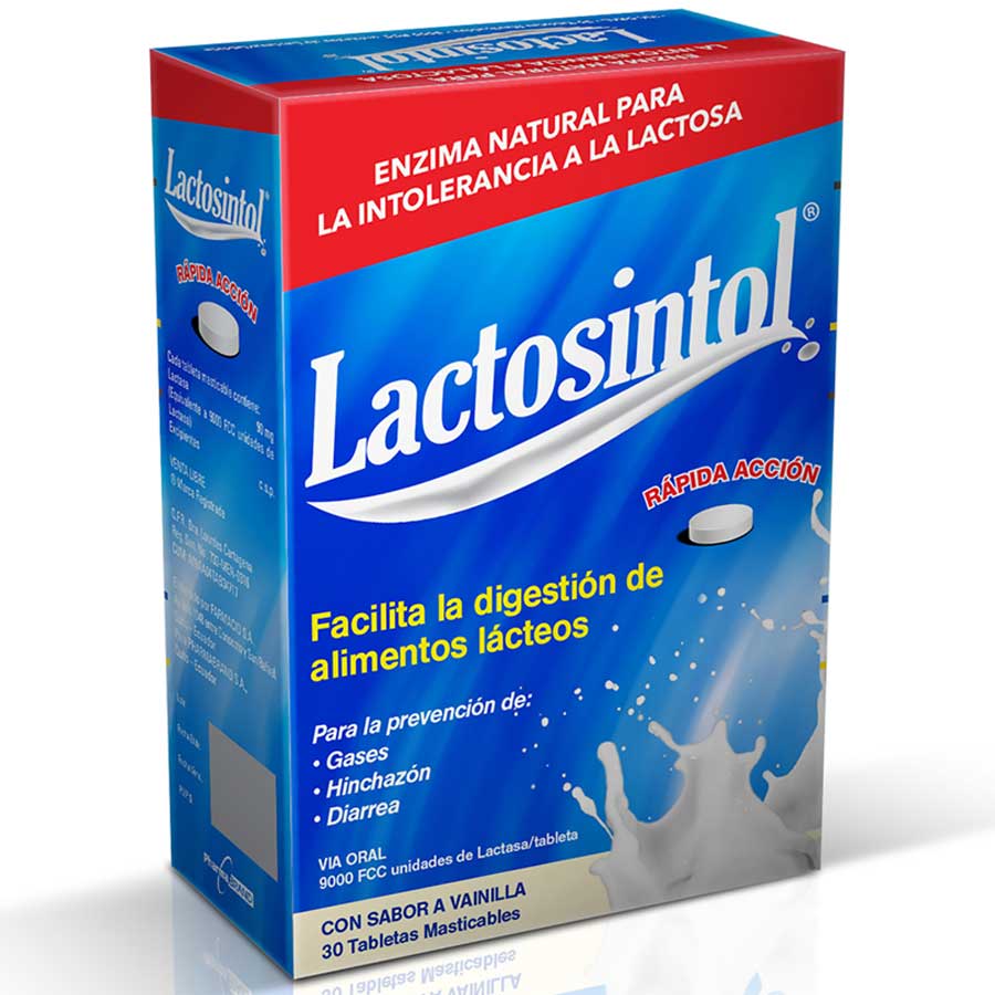 Imagen de  LACTOSINTOL Tableta Masticable x 30