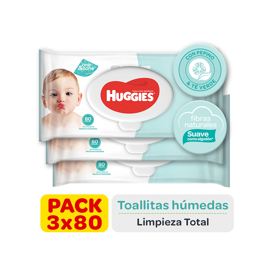 Imagen de Toallita húmeda huggies one & done promo
