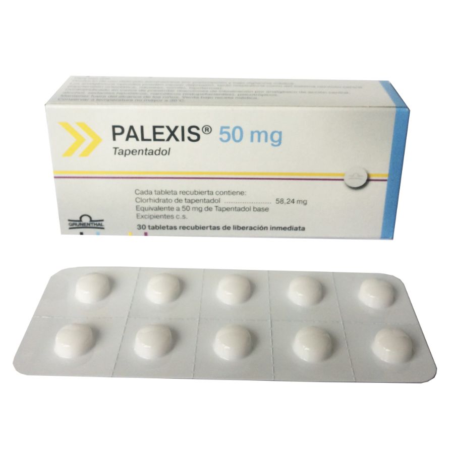 Imagen de  PALEXIS 50 mg GRUNENTHAL Tableta Recubierta
