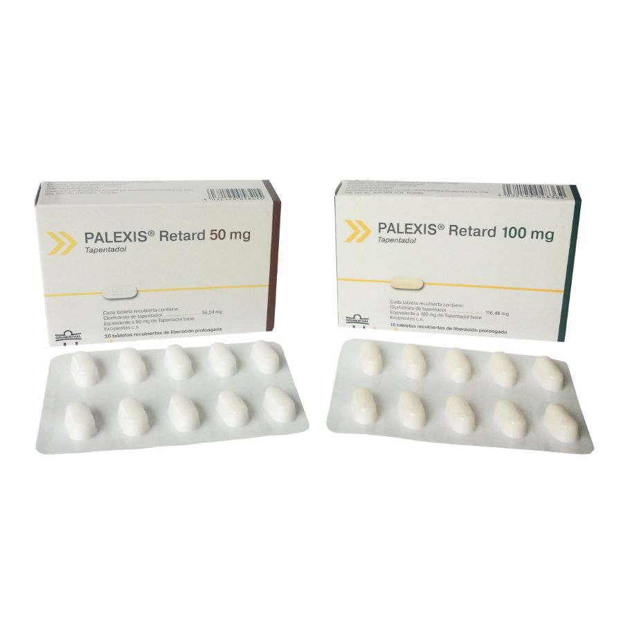 Imagen de Palexis 50mg grunenthal tableta recubierta retard