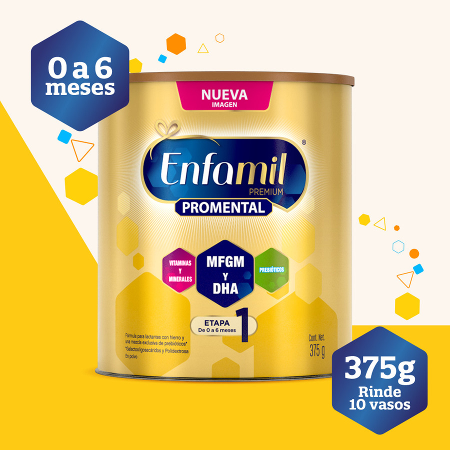 Imagen de  Fórmula Infantil ENFAMIL 1 Premium DHA Lata de 375g