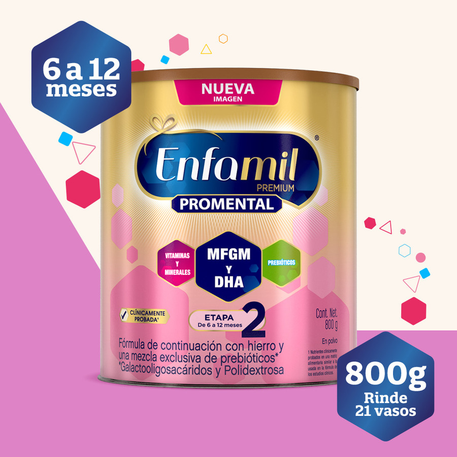 Imagen de  Fórmula Infantil ENFAMIL Premium Etapa 2 Lata de 800g