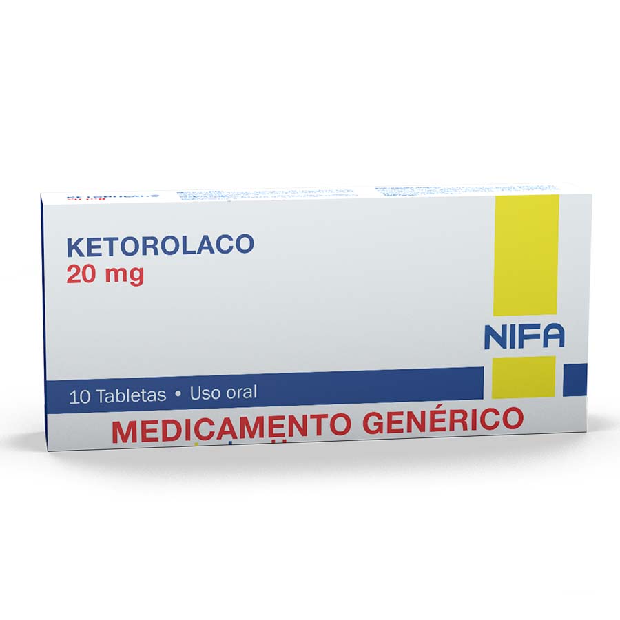 Imagen para  KETOROLACO 20 mg GARCOS x 10 Tableta                                                                                            de Pharmacys