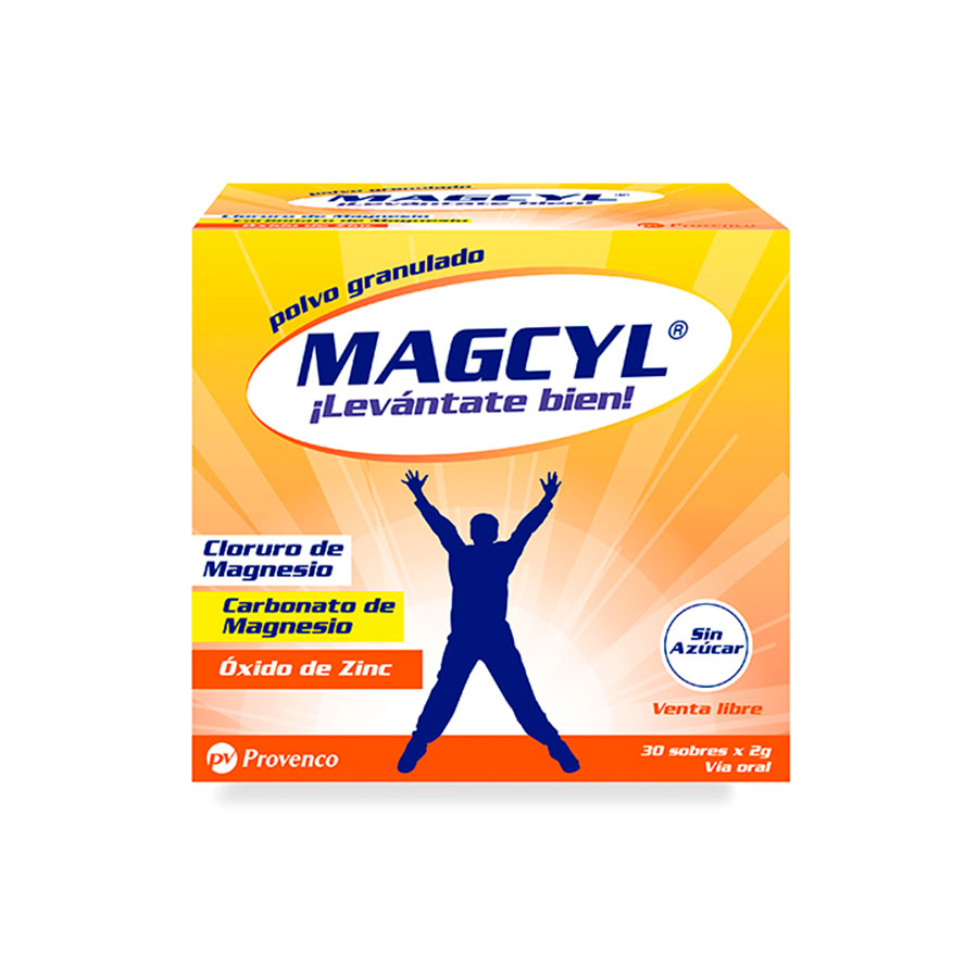 Imagen de Magcyl 1854 mg x 124 mg x 15,6 mg polvo granulado x 30