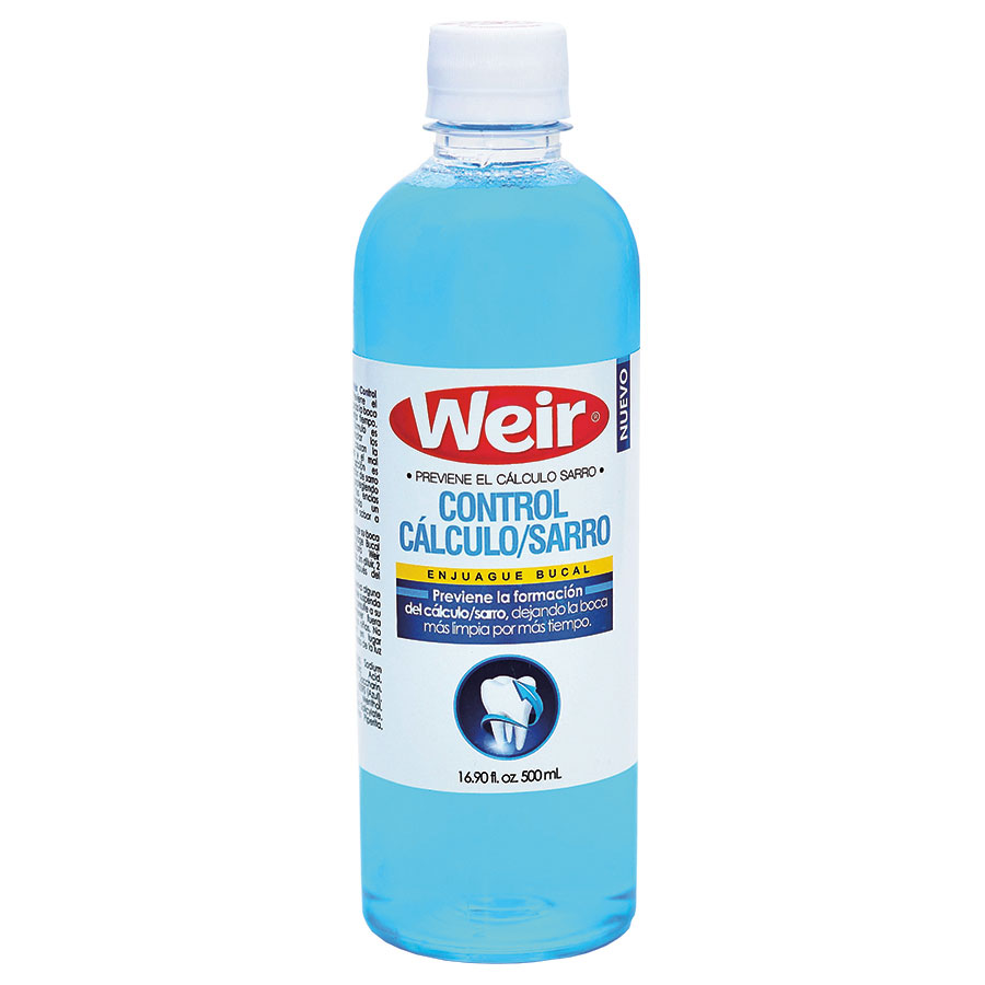 Imagen de Enjuague bucal weir control cálculo/sarro menta 500 ml