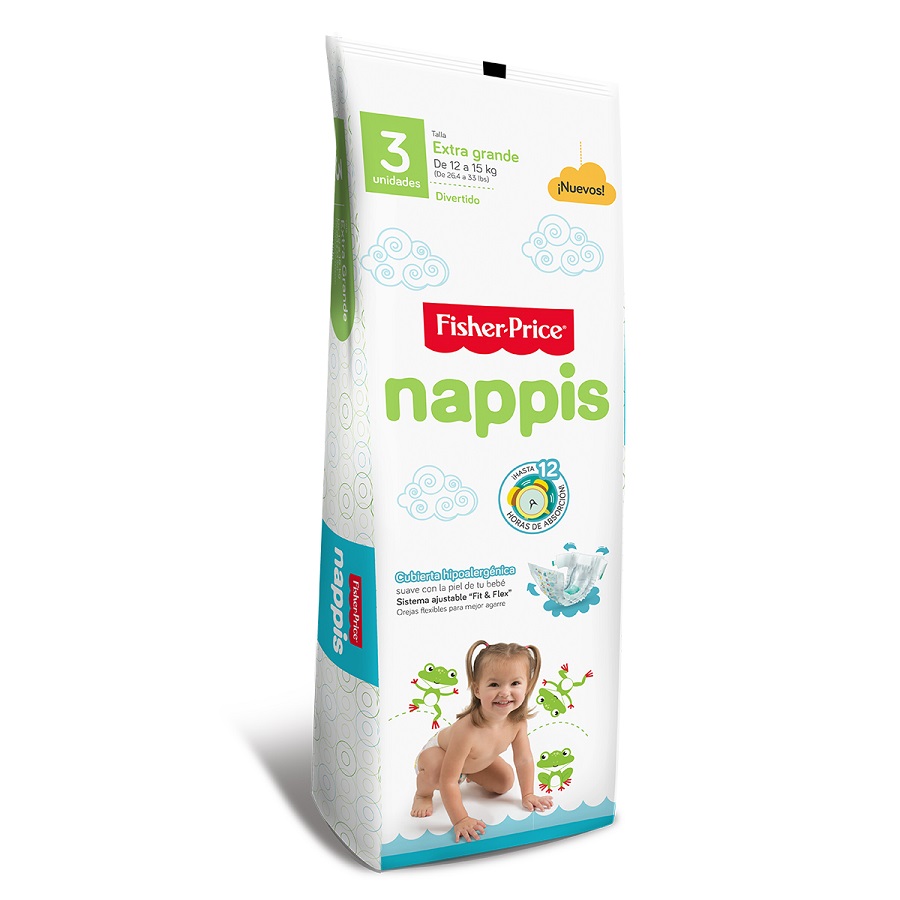 Imagen de Pañal fisher-price extra grande x 3