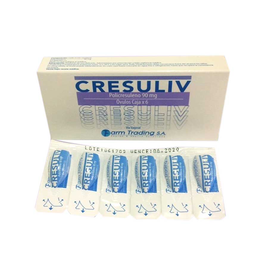 Imagen de Cresuliv 90mg farmtrading óvulos