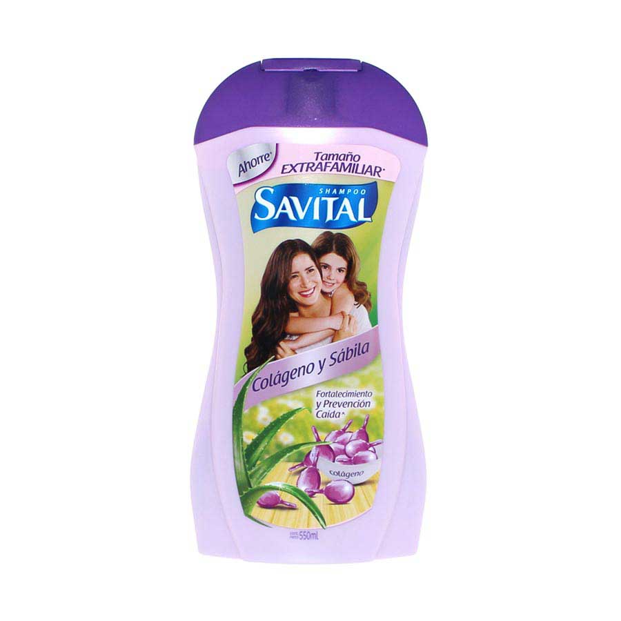 Imagen de Shampoo savital colágeno-sábila 550 ml