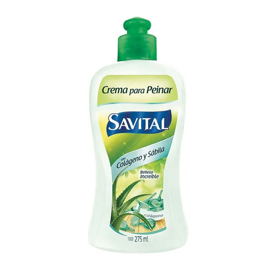 Imagen de  Crema para Peinar SAVITAL Colágeno y Sábila 98271 275 ml