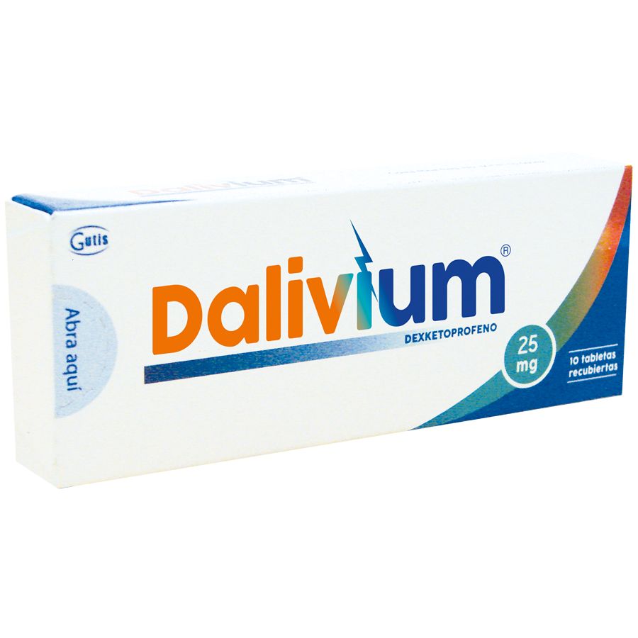 Imagen para  DALIVIUM 25 mg GUTIS x 10 Tableta Recubierta                                                                                    de Pharmacys