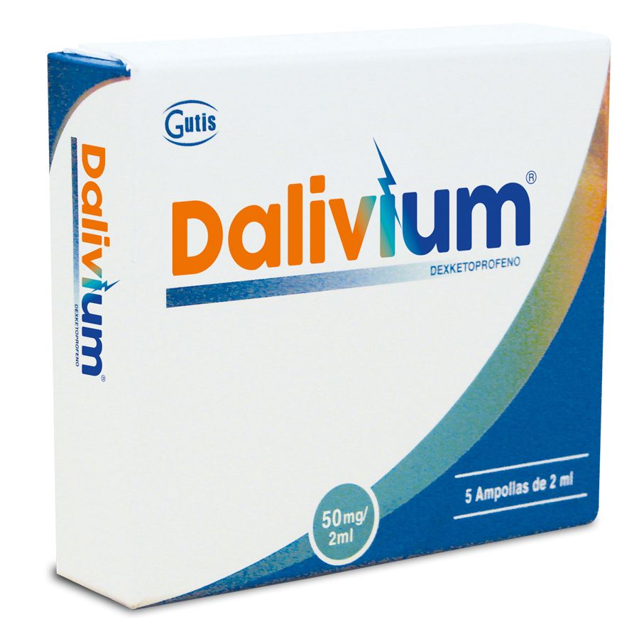 Imagen para  DALIVIUM 50 mg GUTIS x 5 Ampolla Inyectable                                                                                     de Pharmacys