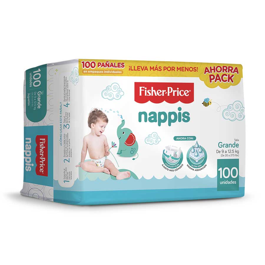 Imagen de Pañal fisher-price large x 100