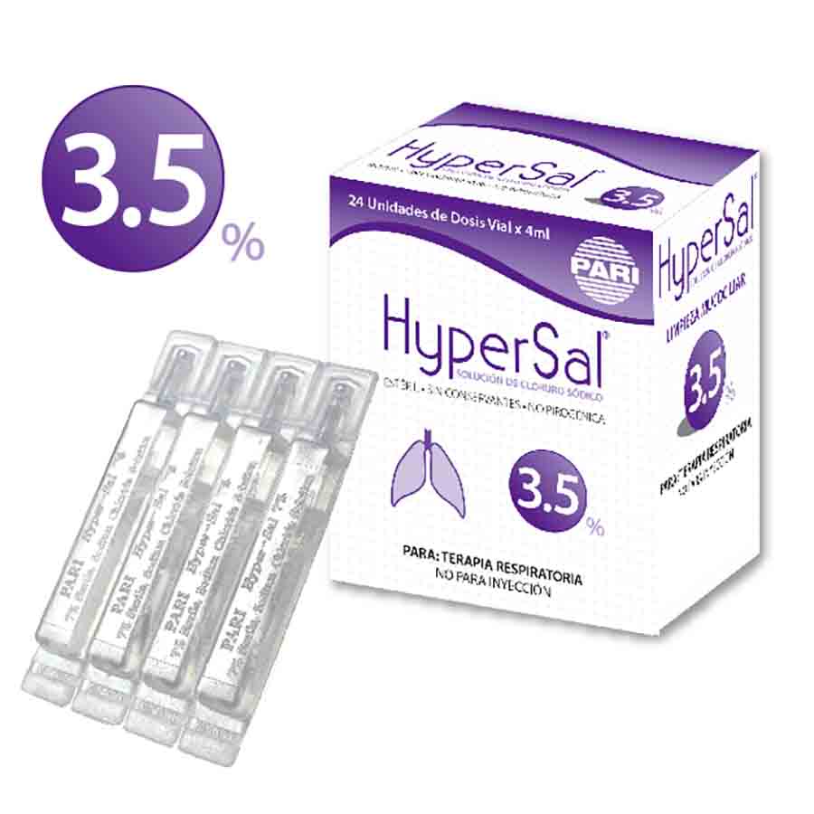 Imagen de  HYPERSAL 3.5 % METROPOLITANA TRADE x 24 Solución para Nebulizar