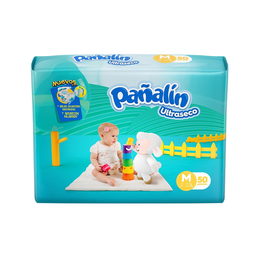 Imagen de Pañal pañalin ultra seco t-te med x 50