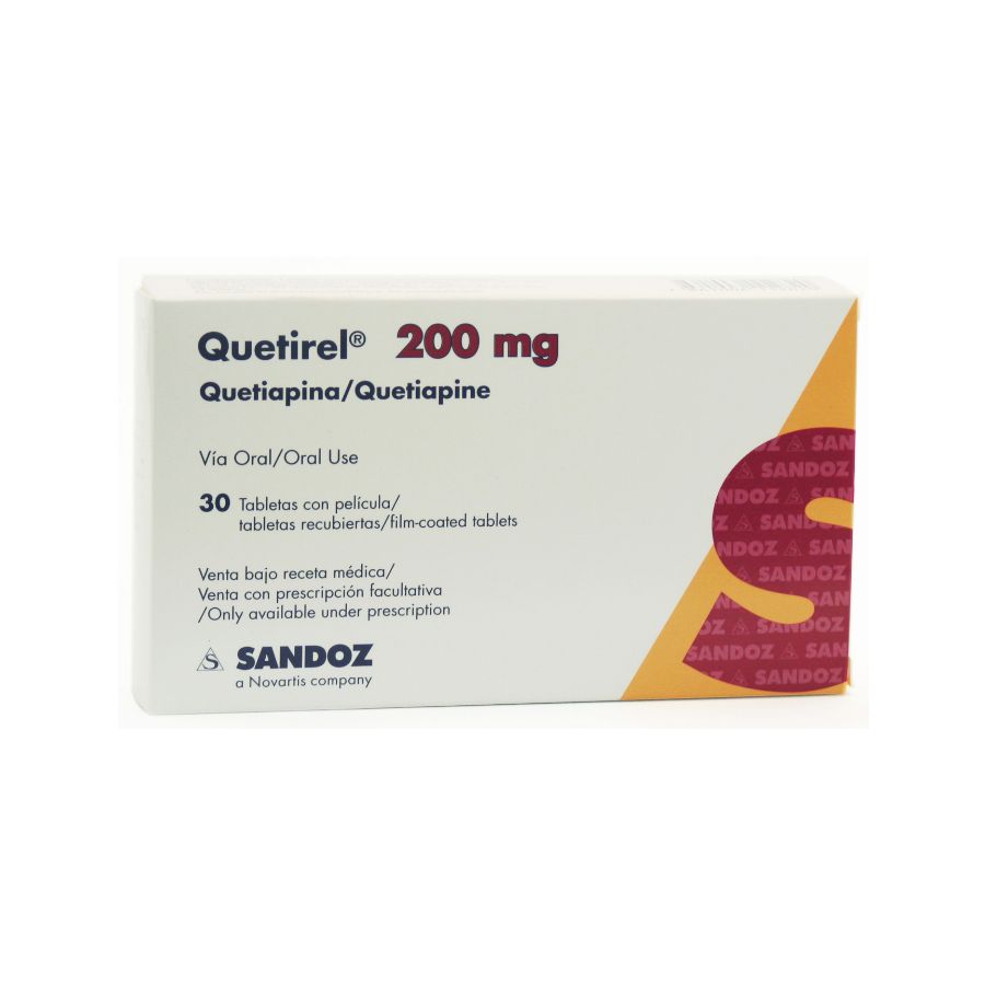 Imagen de  QUETIREL 200 mg DYVENPRO x 30 Tableta Recubierta