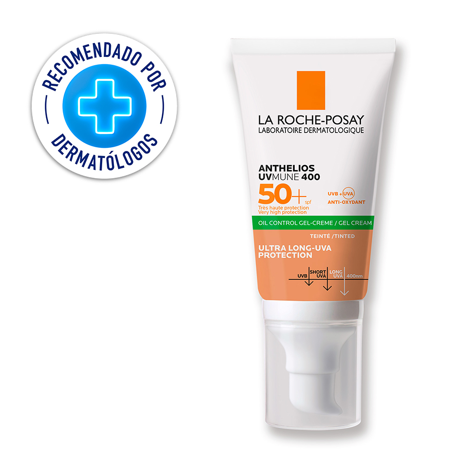 Imagen de Bloqueador la roche-posay anthelios toque seco con color spf50+ fps 50 50 ml