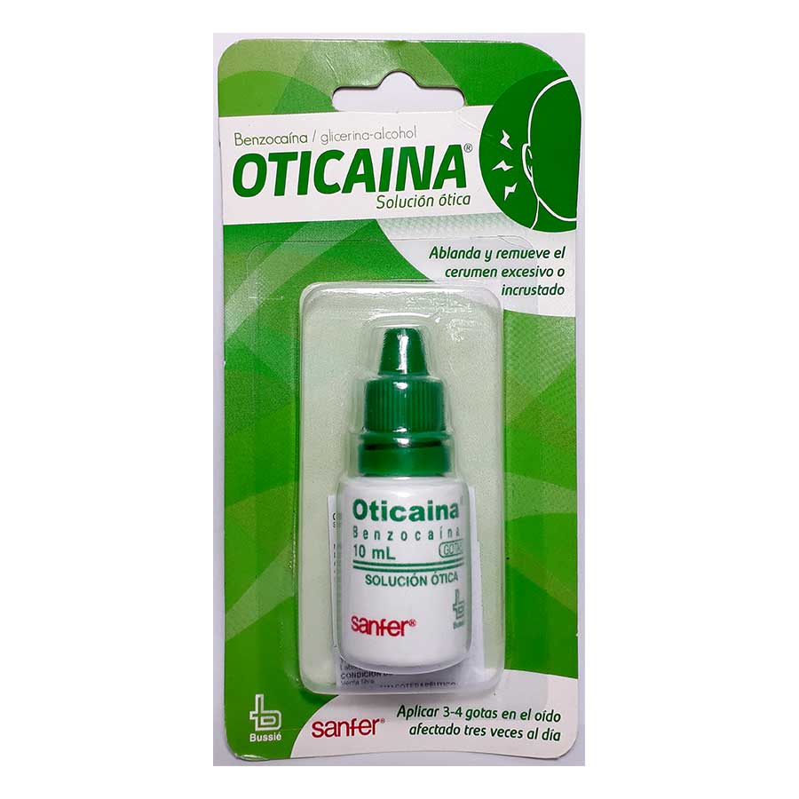 Imagen de  OTICAINA 2 % SANFER en Gotas