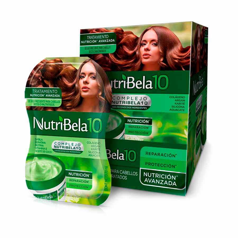 Imagen de Tratamiento capilar nutribela nutrición avanzada 14 sachets
