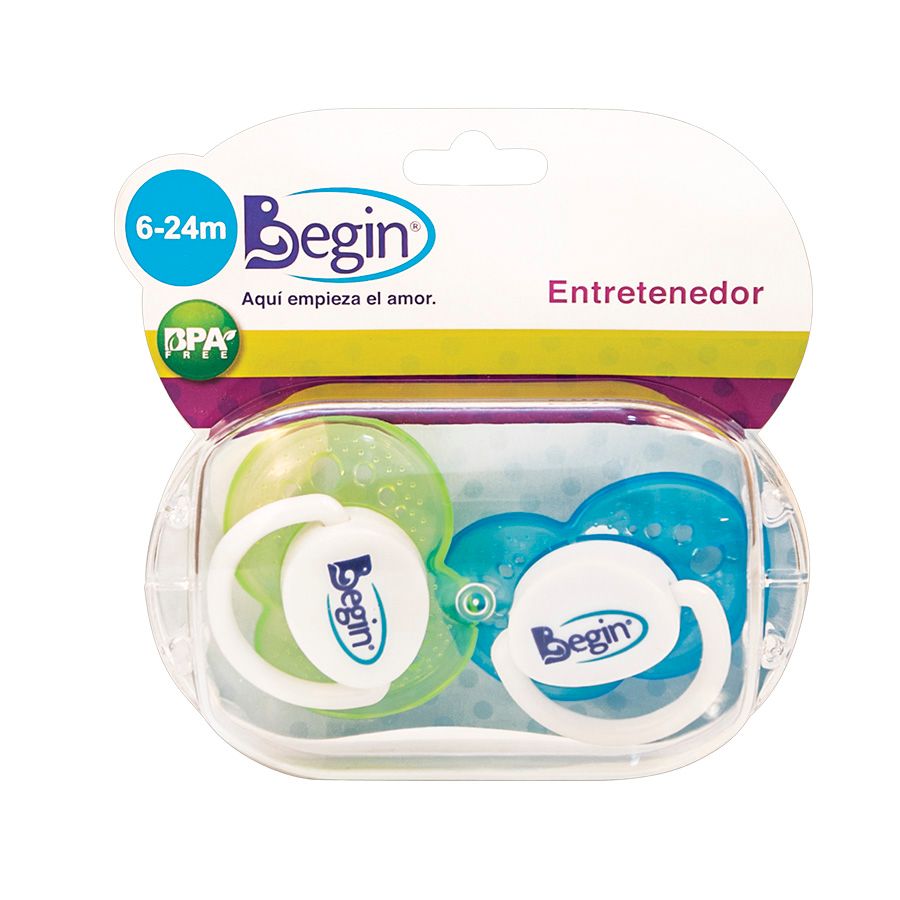 Imagen de Entretenedor begin chupón ortodoncia 2 unidades