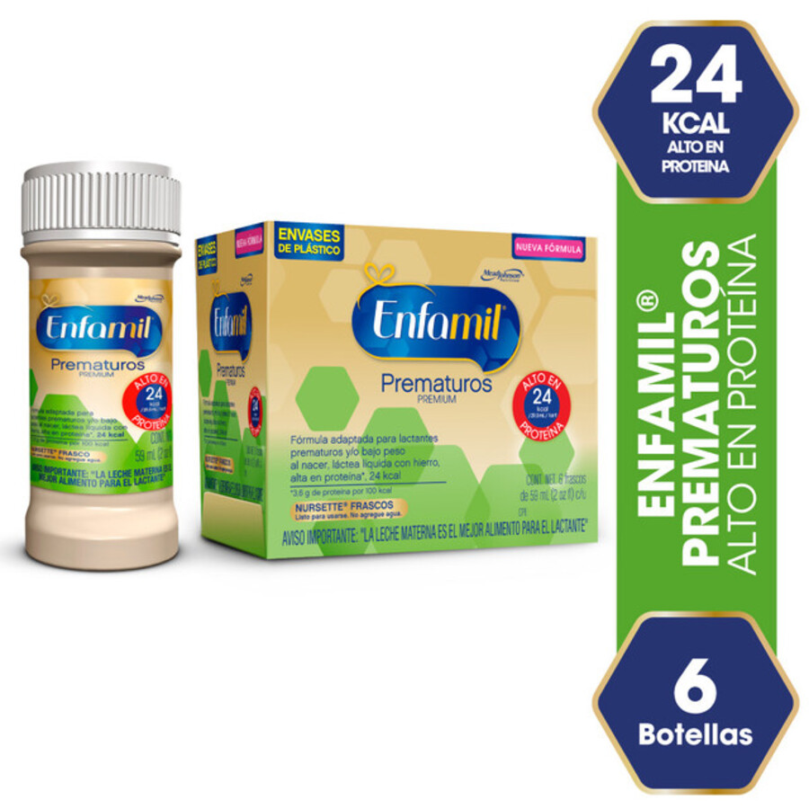 Imagen de Fórmula infantil enfamil prematuros líquido 24 hp botella 59ml