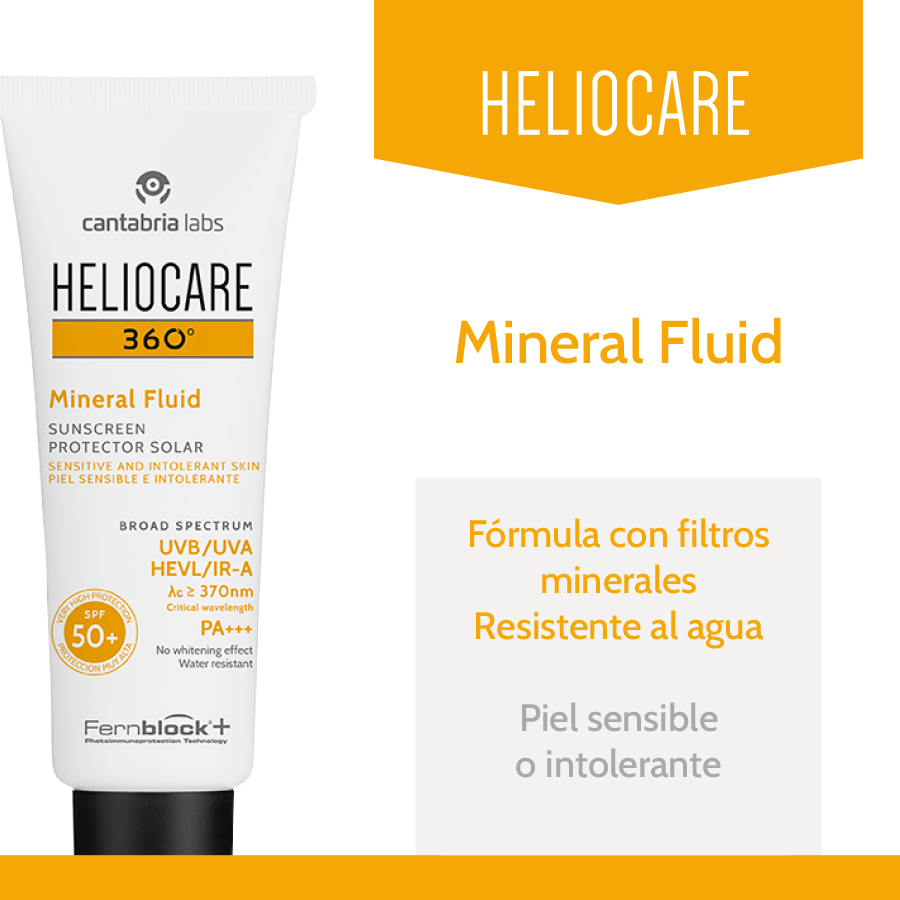 Imagen de  Bloqueador HELIOCARE 360º Mineral Tolerance Fluid 99385 FPS 50 50 ml