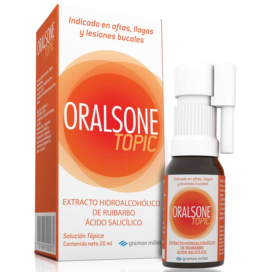 Imagen de Oralsone Topic Solución Tópica 20 ml