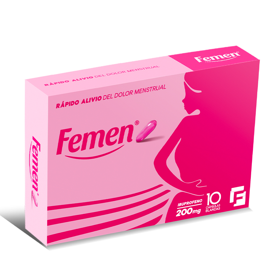 Imagen de Alivio menstrual femen 200 mg cápsulas x 10
