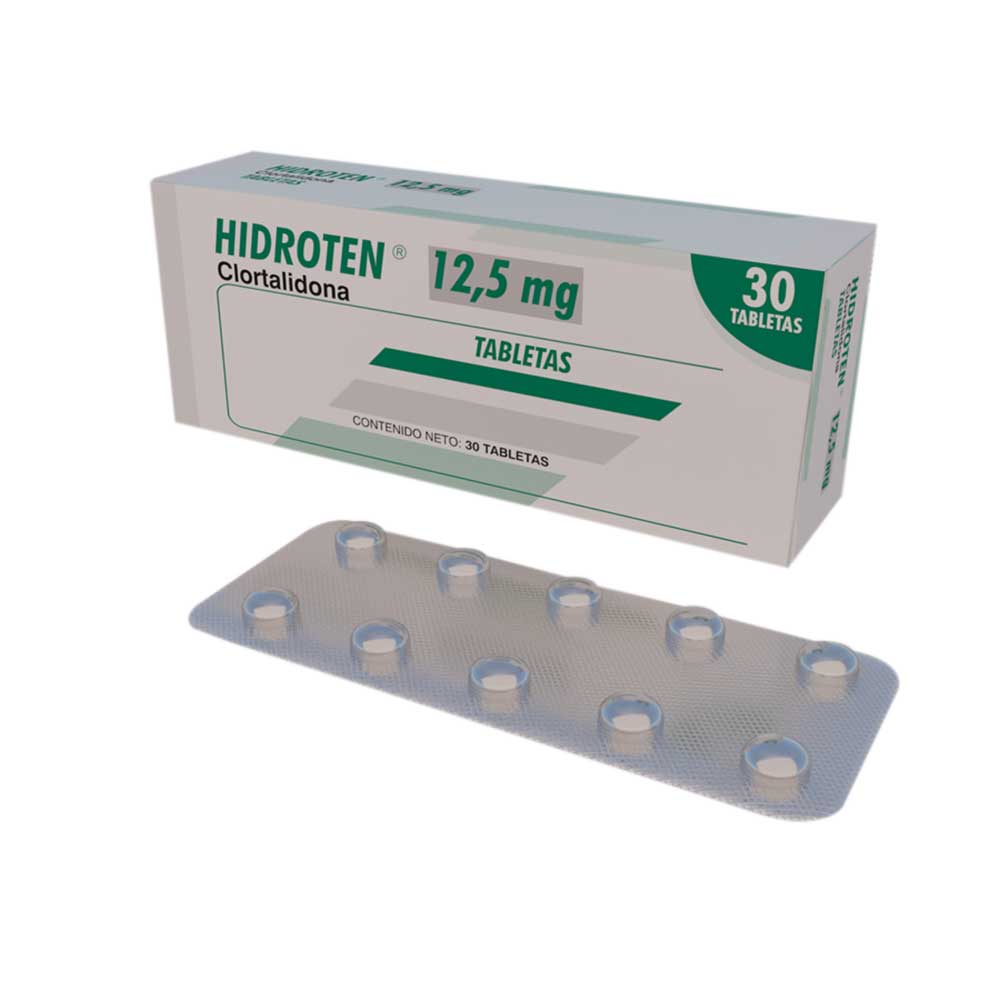 Imagen para  HIDROTEN 12,5 mg GRUPO FARMA x 30 Tableta                                                                                       de Pharmacys
