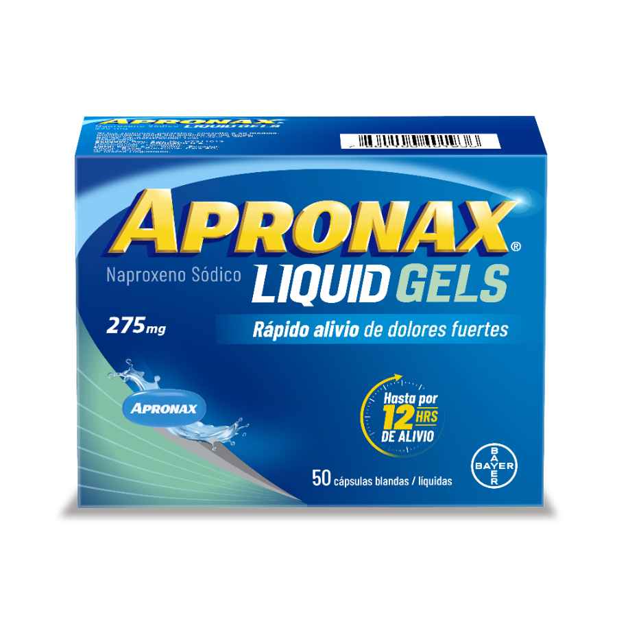 Imagen de Antiinflamatorio apronax 275 mg cápsulas blandas x 50